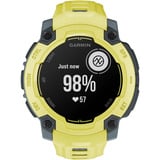 Garmin Instinct E, Smartwatch limette/limette, 45 mm, Twilight/Electric Lime, Silikon-Armband