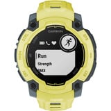 Garmin Instinct E, Smartwatch limette/limette, 45 mm, Twilight/Electric Lime, Silikon-Armband
