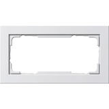 Gira Abdeckrahmen zweifach Rahmen E2 weiß (matt), Retail