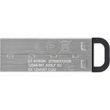 Kingston DataTraveler Kyson 128 GB, USB-Stick silber, USB-A 3.2 Gen 1