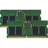 Kingston SO-DIMM 16 GB DDR5-4800 (2x 8 GB) Dual-Kit, Arbeitsspeicher grün, KVR48S40BS6K2-16, Value RAM, INTEL XMP
