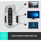 Logitech MX Master 3, Maus grau, 7 Tasten, 2,4 GHz, Bluetooth, kompatibel mit PC/Mac/iPadOS