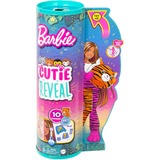 Mattel Barbie Cutie Reveal Dschungel Serie - Tiger, Puppe 