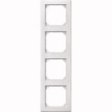 Merten Rahmen vierfach waagerecht und senkrecht montierbar weiß, Retail