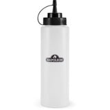 Napoleon Set aus zwei 750ml Napoleon-Saucen-/Ölflaschen transparent/schwarz