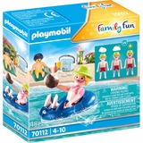 PLAYMOBIL 70112 Badegast mit Schwimmreifen, Konstruktionsspielzeug