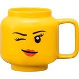 Room Copenhagen LEGO Keramiktasse Winking Girl, groß gelb