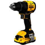 Stanley Akku-Bohrschrauber (SFMCD714D2T-QW), 18Volt schwarz/gelb, 2x Li-Ion-Akku 2,0Ah, Pro-Stack Koffer