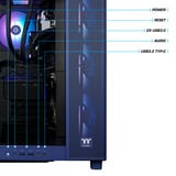 Thermaltake FTW V380XL 9070XT, Gaming-PC violett/transparent, Windows 11 Pro