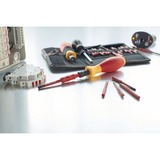 Wiha Drehmoment-Schraubendreher Set TorqueVario-S electric rot/gelb, 19-teilig, 0,8 - 5Nm