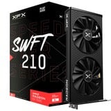 XFX Radeon RX 7600 SPEEDSTER SWFT210 CORE, Grafikkarte RDNA 3, GDDR6, 3x DisplayPort, 1x HDMI 2.1