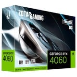 ZOTAC GAMING GeForce RTX 4060 8GB Twin Edge OC, Grafikkarte schwarz, DLSS 3, 3x DisplayPort, 1x HDMI 2.1