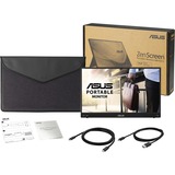 ASUS ZenScreen MB16ACV, LED-Monitor 40 cm (16 Zoll), schwarz, FullHD, USB-C, IPS