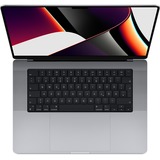 Apple MacBook Pro (16") 2021 CTO, Notebook grau, M1 Max 24-Core GPU, macOS Monterey, Deutsch, 120 Hz Display, 1 TB SSD