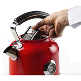 Ariete Wasserkocher Moderna rot, 2.000 Watt, 1,7 Liter