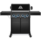 Broil King Gasgrill Baron 490 X Shadow schwarz, mit Seiten- und Heckbrenner