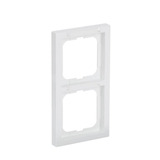 Busch-Jaeger Rahmen 2-fach mit senkrechter Beschriftung weiß, Retail