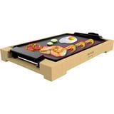 Cecotec Tischgrill Tasty&Grill 2000 Bamboo, Elektro-Grillplatte holz, 2.000 Watt