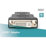 Digitus Adapter DVI-I > HDMI schwarz, Full HD 1.080p