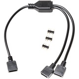 EKWB EK-Loop D-RGB 2-Way Splitter Cable, Y-Kabel schwarz, 300mm +/- 5mm