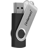 Intenso Office Line 64 GB, USB-Stick silber/schwarz, USB-A 3.2