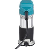 Makita Multifunktionsfräse RT0702CX2J, Fräsmaschine blau, 710 Watt, im MAKPAC Gr.4