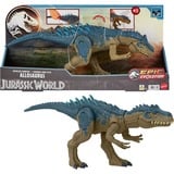 Mattel Jurassic World Ruthless Rampage Allosaurus, Spielfigur mit Angriffsbewegungen und Geräuschen