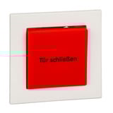 Merten Auslösetaster mit Wippe für Feststellanlage weiß, Retail