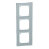 Merten Echtglasrahmen dreifach Retail