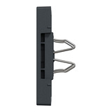 Merten Zentralplatte Zugschalter und Taster Einsatz anthrazit, Retail