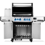 Napoleon Gasgrill Prestige 500 Connected Edelstahl silber, mit SIZZLE ZONE und Heckbrenner, Modell 2025