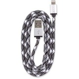 OWC Premium Braided Lightning > USB Kabel weiß/grau, 1 Meter
