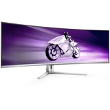 Philips Evnia 49M2C8900, Gaming-Monitor 124.3 cm (48.9 Zoll), weiß, DQHD, QD OLED, HDMI, DisplayPort, USB-C, Curved, HDR True Black 400, 240Hz Panel