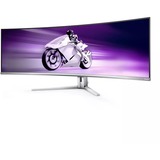 Philips Evnia 49M2C8900, Gaming-Monitor 124.3 cm (48.9 Zoll), weiß, DQHD, QD OLED, HDMI, DisplayPort, USB-C, Curved, HDR True Black 400, 240Hz Panel