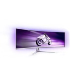 Philips Evnia 49M2C8900, Gaming-Monitor 124.3 cm (48.9 Zoll), weiß, DQHD, QD OLED, HDMI, DisplayPort, USB-C, Curved, HDR True Black 400, 240Hz Panel