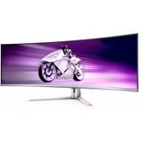 Philips Evnia 49M2C8900, Gaming-Monitor 124.3 cm (48.9 Zoll), weiß, DQHD, QD OLED, HDMI, DisplayPort, USB-C, Curved, HDR True Black 400, 240Hz Panel