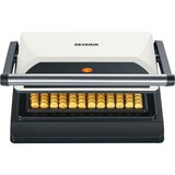 Severin Waffelpommes-Maker, Waffeleisen beige/schwarz, 800 Watt