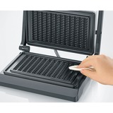 Severin Waffelpommes-Maker, Waffeleisen beige/schwarz, 800 Watt
