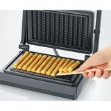 Severin Waffelpommes-Maker, Waffeleisen beige/schwarz, 800 Watt