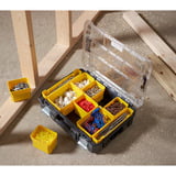 Stanley PRO-STACK Organizer Duo-Pack, Werkzeugkiste schwarz/transparent, 2 Stück