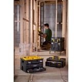 Stanley PRO-STACK Organizer Duo-Pack, Werkzeugkiste schwarz/transparent, 2 Stück