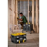 Stanley PRO-STACK Organizer Duo-Pack, Werkzeugkiste schwarz/transparent, 2 Stück