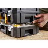 Stanley PRO-STACK Organizer Duo-Pack, Werkzeugkiste schwarz/transparent, 2 Stück