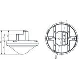 Theben theRonda P360-110 DALI UP WH, Bewegungsmelder weiß