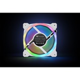 Thermaltake SWAFAN 12 RGB Radiator Fan TT Premium Edition White (3-Fan Pack), Gehäuselüfter weiß, 3er Pack, inkl. Controller, 120 mm