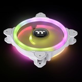 Thermaltake SWAFAN 12 RGB Radiator Fan TT Premium Edition White (3-Fan Pack), Gehäuselüfter weiß, 3er Pack, inkl. Controller, 120 mm