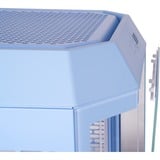 Thermaltake The Tower 250 Hydrangea Blue, Tower-Gehäuse hellblau, Tempered Glass