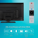 Toshiba 43UV3463DA, LED-Fernseher 108 cm (43 Zoll), schwarz, UltraHD/4K, Triple Tuner, SmartTV, VIDAA