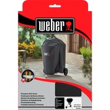 Weber Premium Abdeckhaube 7186, Schutzhaube schwarz, Für Master-Touch Premium Holzkohlegrills