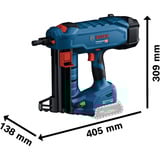 Bosch PRO Akku-Betonnagler BITURBO GNB 18V-38 Professional solo, 18Volt blau/schwarz, ohne Akku und Ladegerät, in XL-BOXX